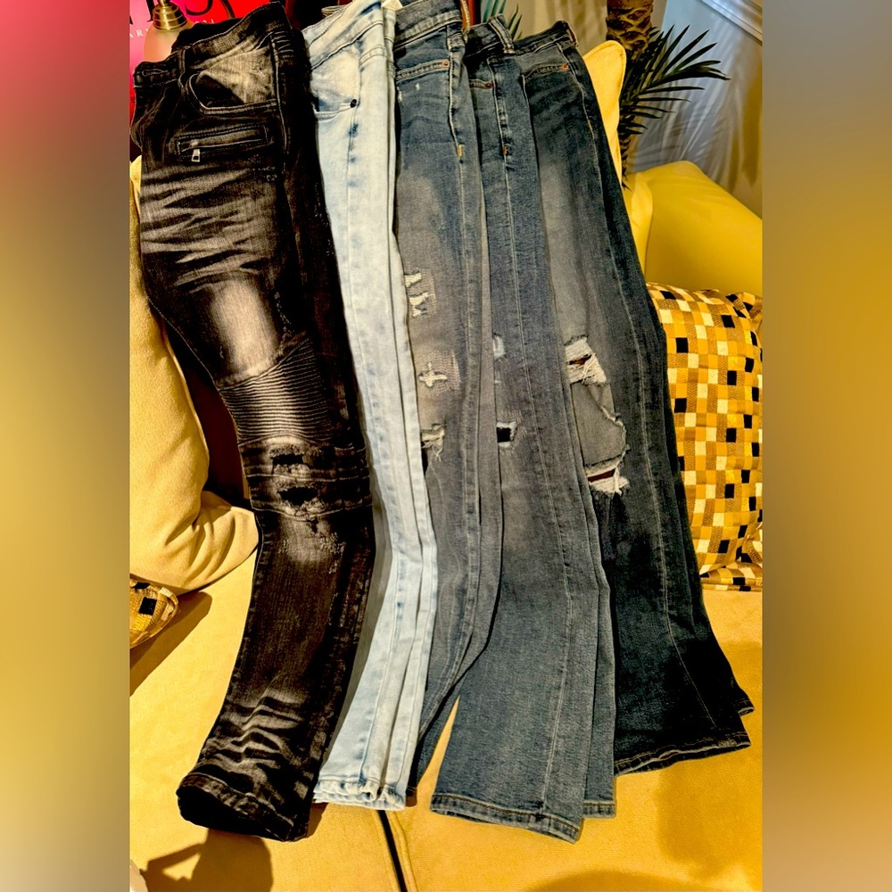 5 pairs of boys jeans!